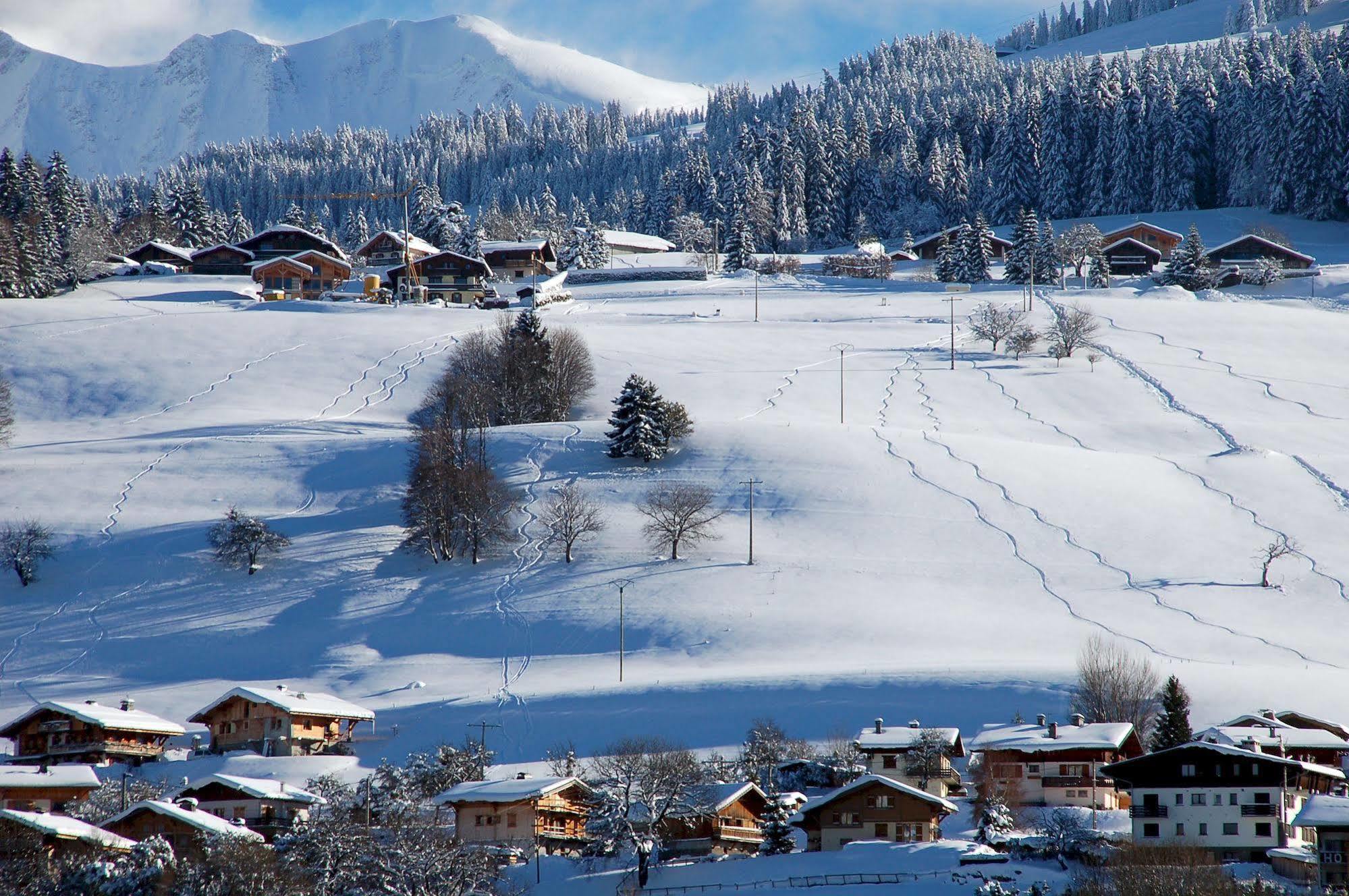 Hotel Le Caprice Des Neiges Combloux Dış mekan fotoğraf